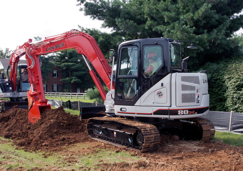 Link-Belt 80X3 tracked excavator